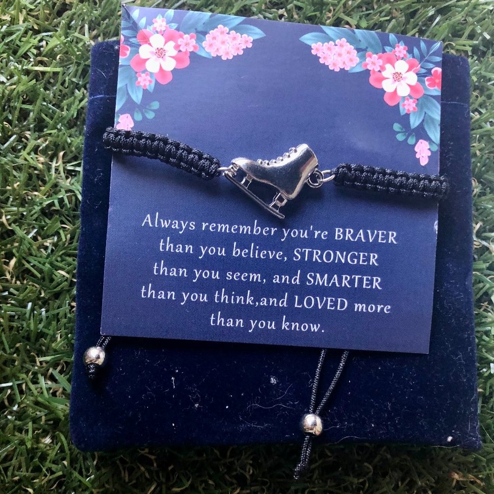 Women's Zinc Skating Charm Bracelet
